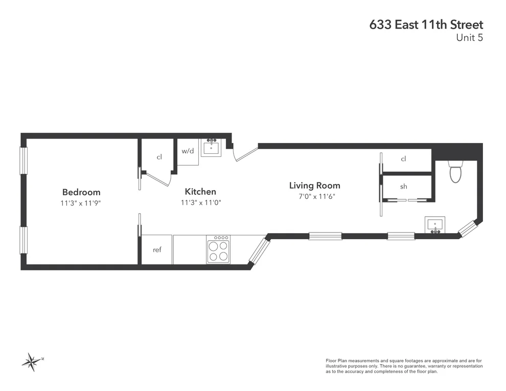 Unit for sale at 633 E 11TH Street, Manhattan, NY 10009