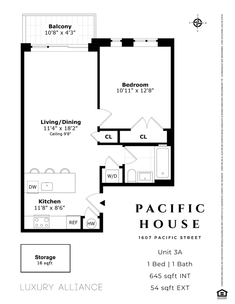 Unit for sale at 1607 PACIFIC Street, Brooklyn, NY 11213