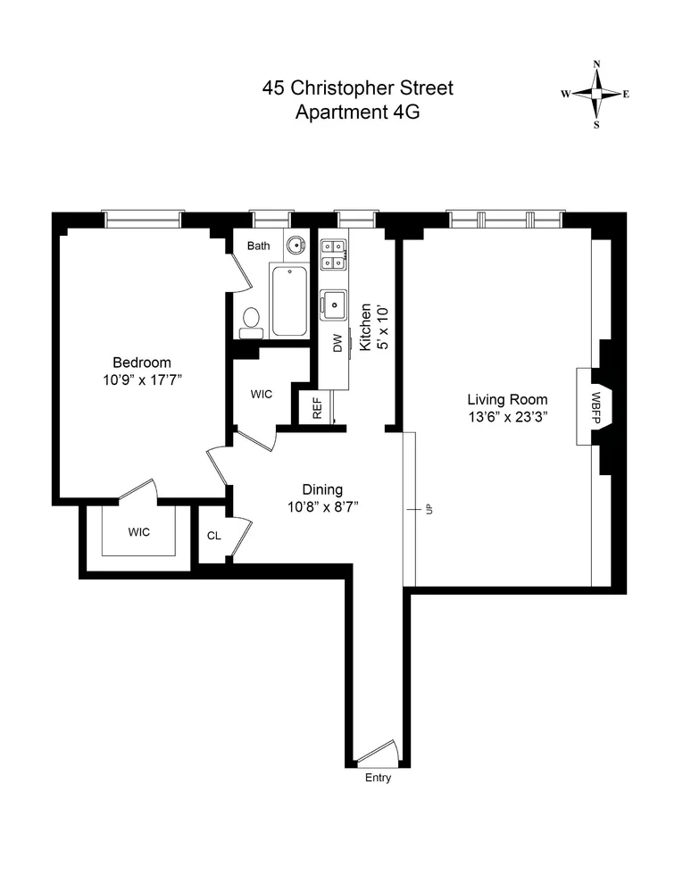 Unit for sale at 45 CHRISTOPHER Street, Manhattan, NY 10014