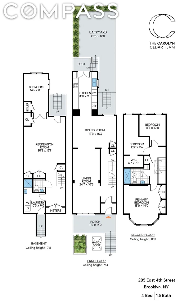 Unit for sale at 205 E 4th Street, Brooklyn, NY 11218