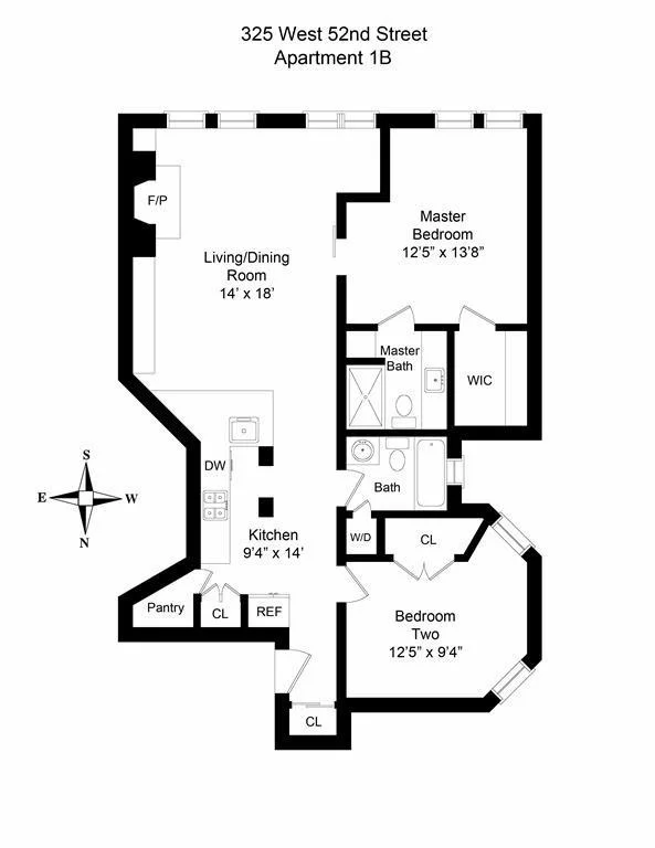 Unit for sale at 325 W 52nd Street, Manhattan, NY 10019