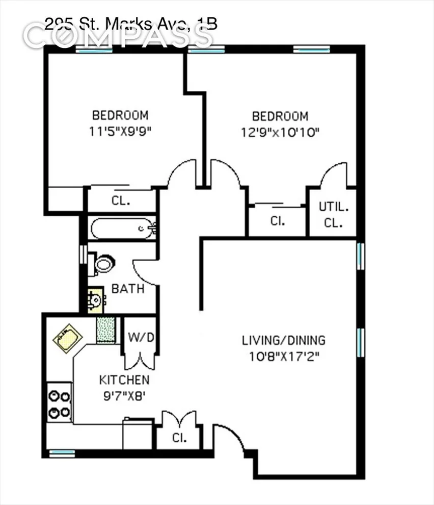 Unit for sale at 295 St Marks Avenue, Brooklyn, NY 11238