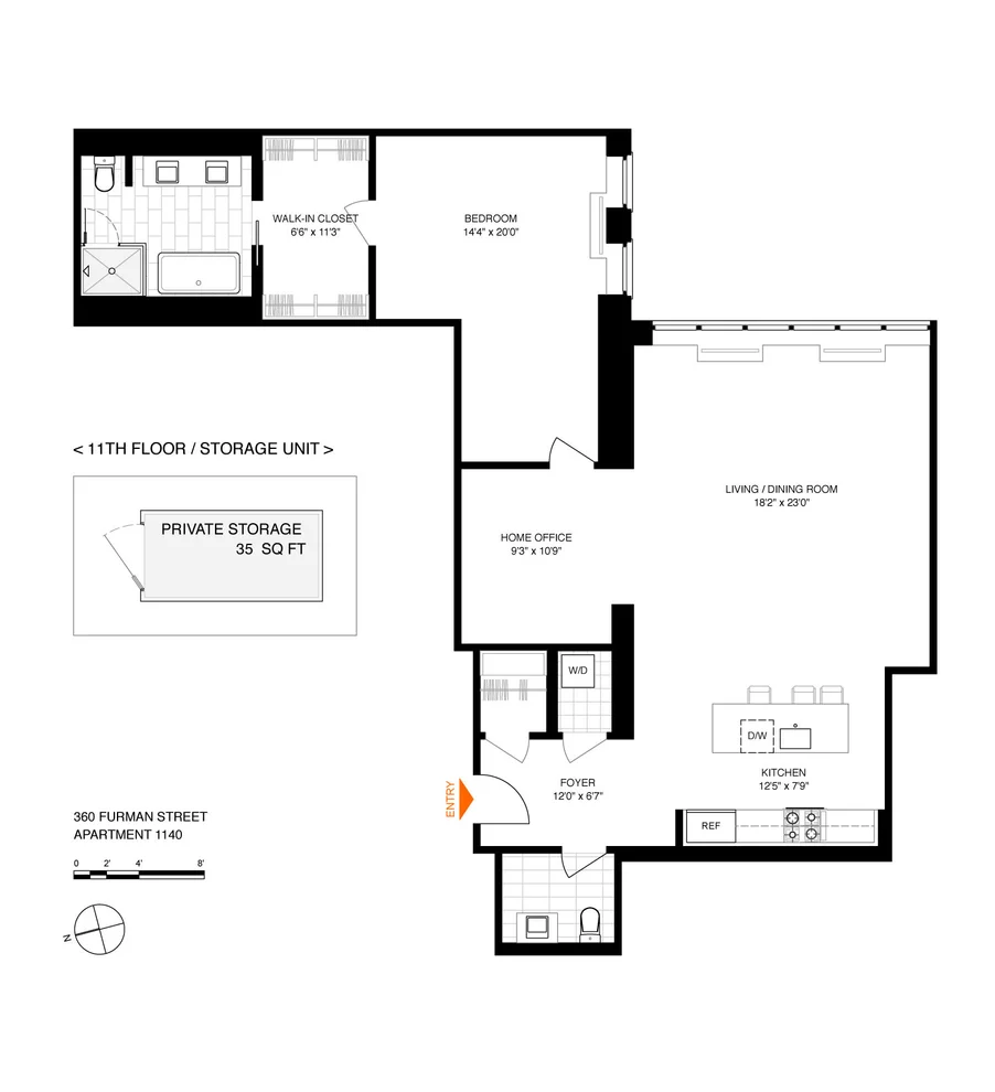 Unit for sale at 360 Furman Street, Brooklyn, NY 11201