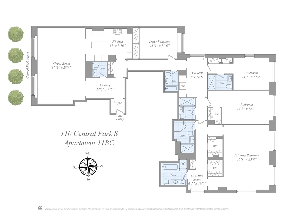 Unit for sale at 110 Central Park S, Manhattan, NY 10019