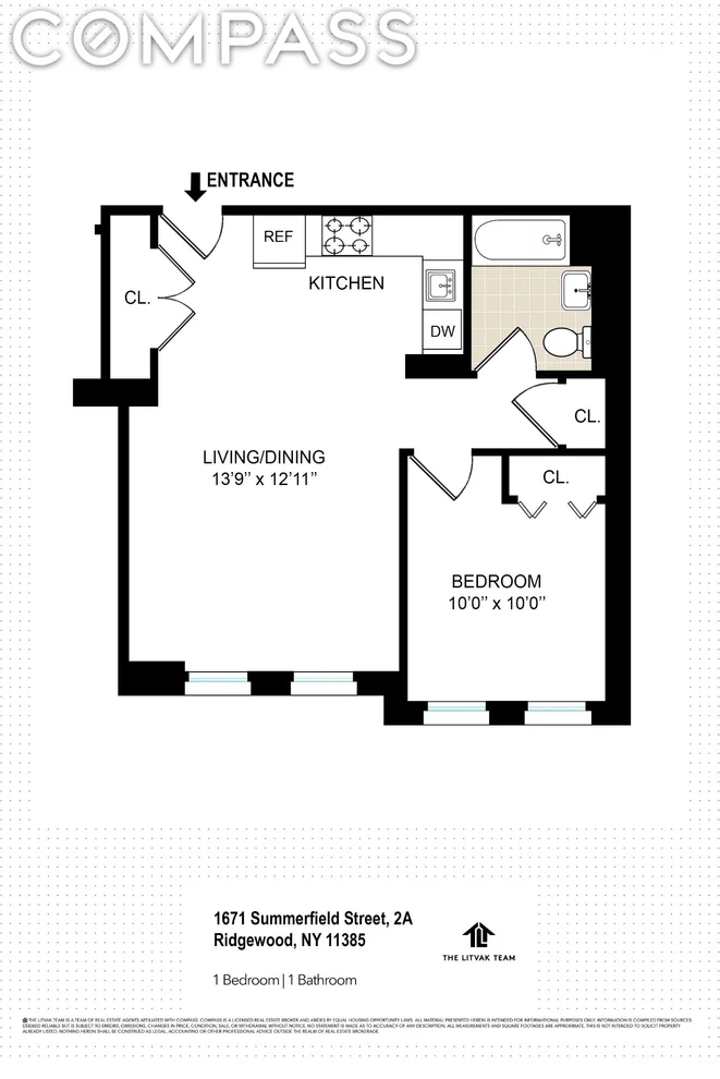 Unit for sale at 1671 Summerfield Street, Queens, NY 11385