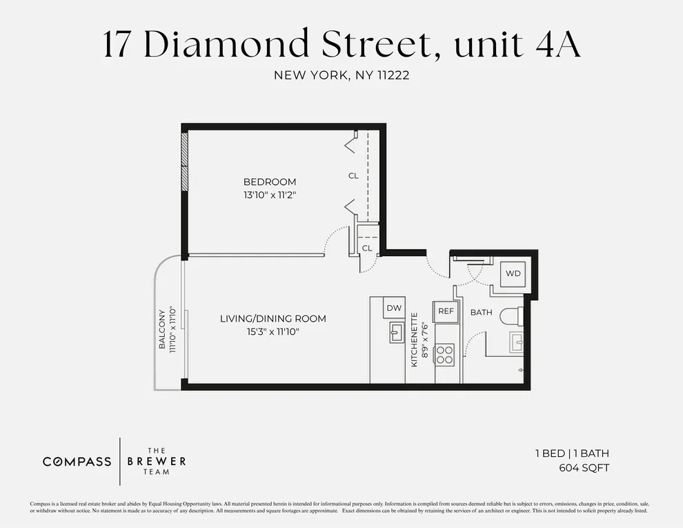 Unit for sale at 17 Diamond Street, Brooklyn, NY 11222