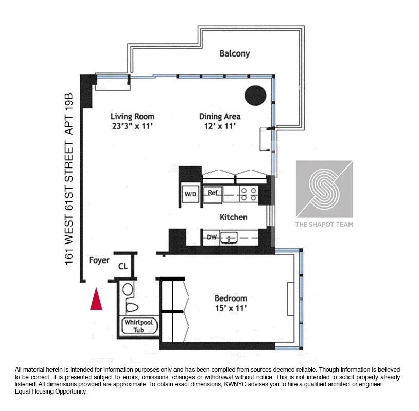 Unit for sale at 161 W 61st Street, Manhattan, NY 10023