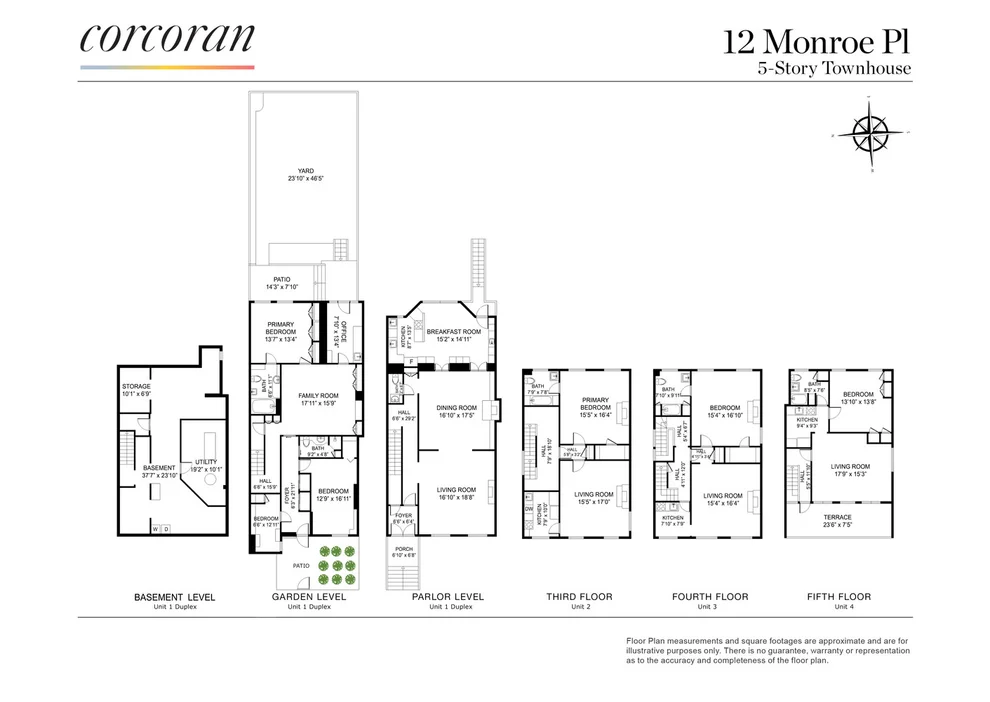 Unit for sale at 12 MONROE Place, Brooklyn, NY 11201