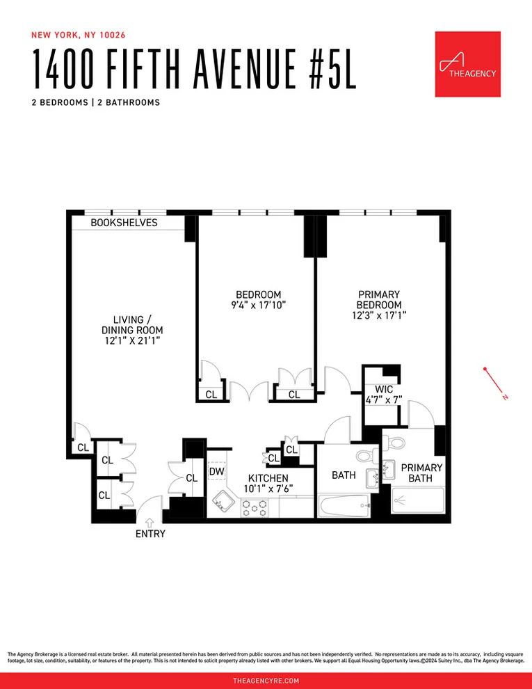 Unit for sale at 1400 5TH Avenue, Manhattan, NY 10026