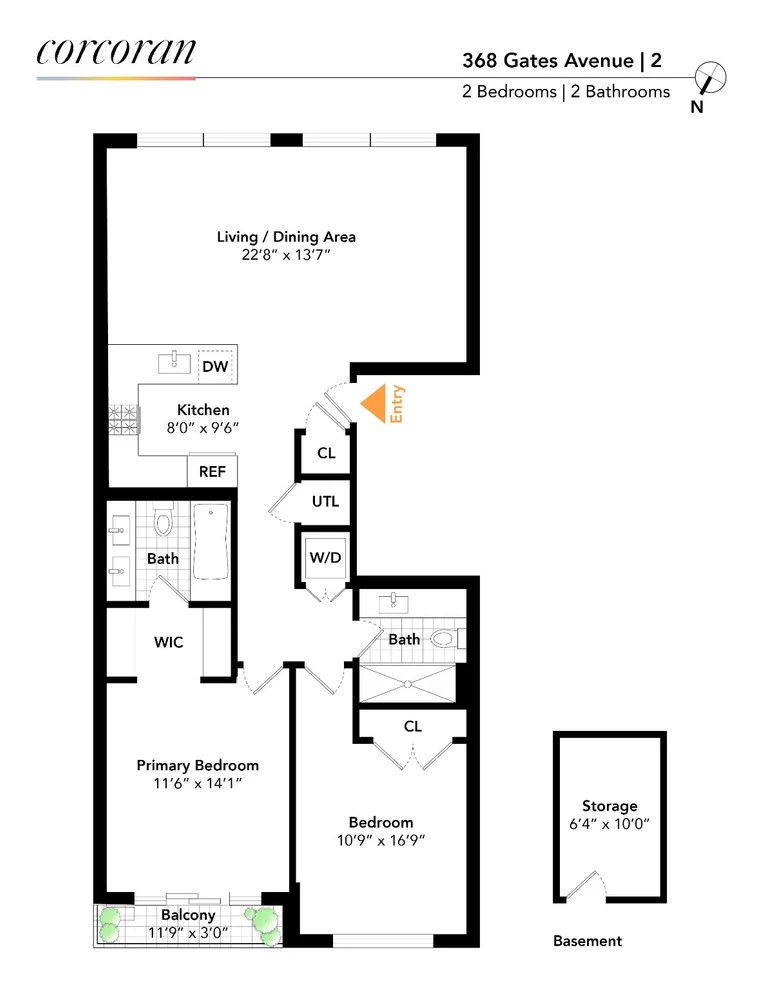Unit for sale at 368 GATES Avenue, Brooklyn, NY 11216