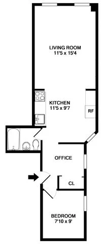 Unit for sale at 433 W 54th Street, Manhattan, NY 10019
