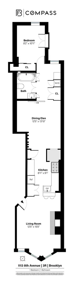 Unit for sale at 1113 8th Avenue, Brooklyn, NY 11215