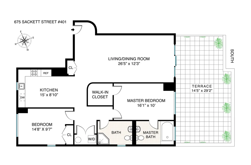 Unit for sale at 675 SACKETT Street, Brooklyn, NY 11217