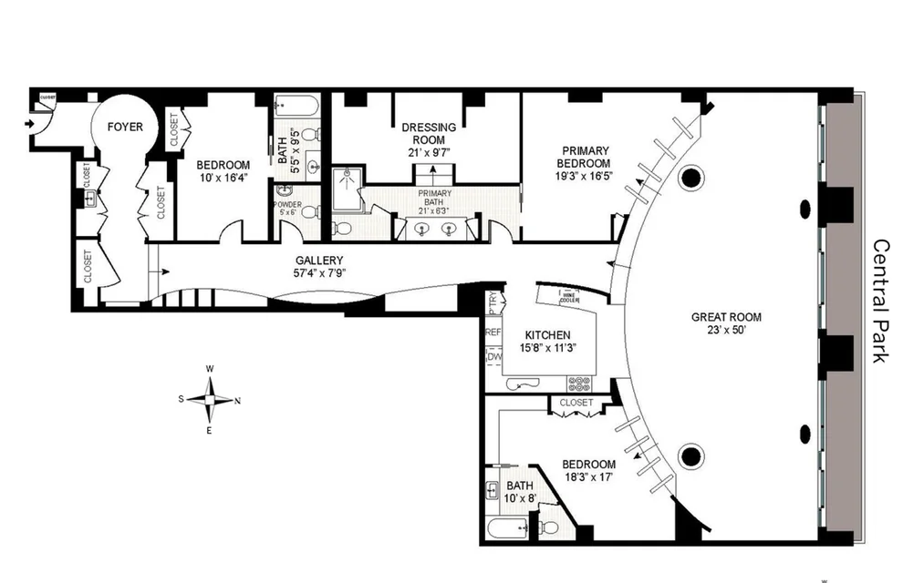 Unit for sale at 106 Central Park S, Manhattan, NY 10019