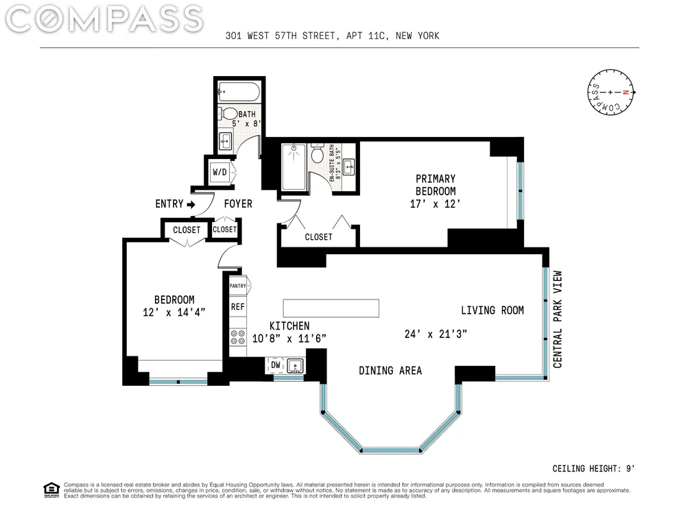 Unit for sale at 301 W 57th Street, Manhattan, NY 10019