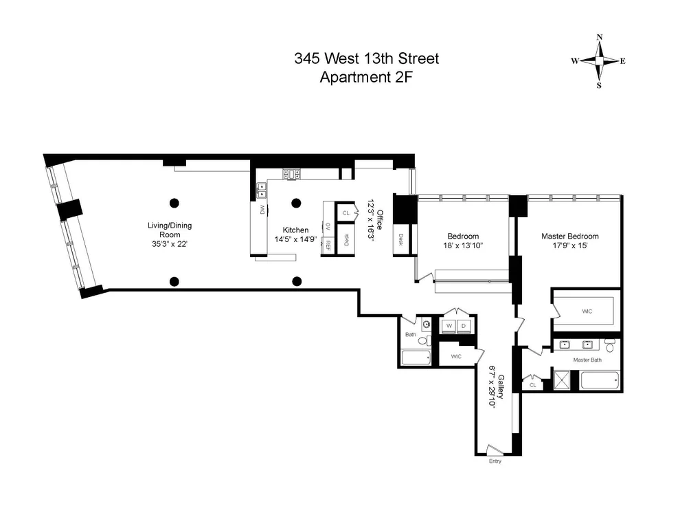 Unit for sale at 345 W 13TH Street, Manhattan, NY 10014