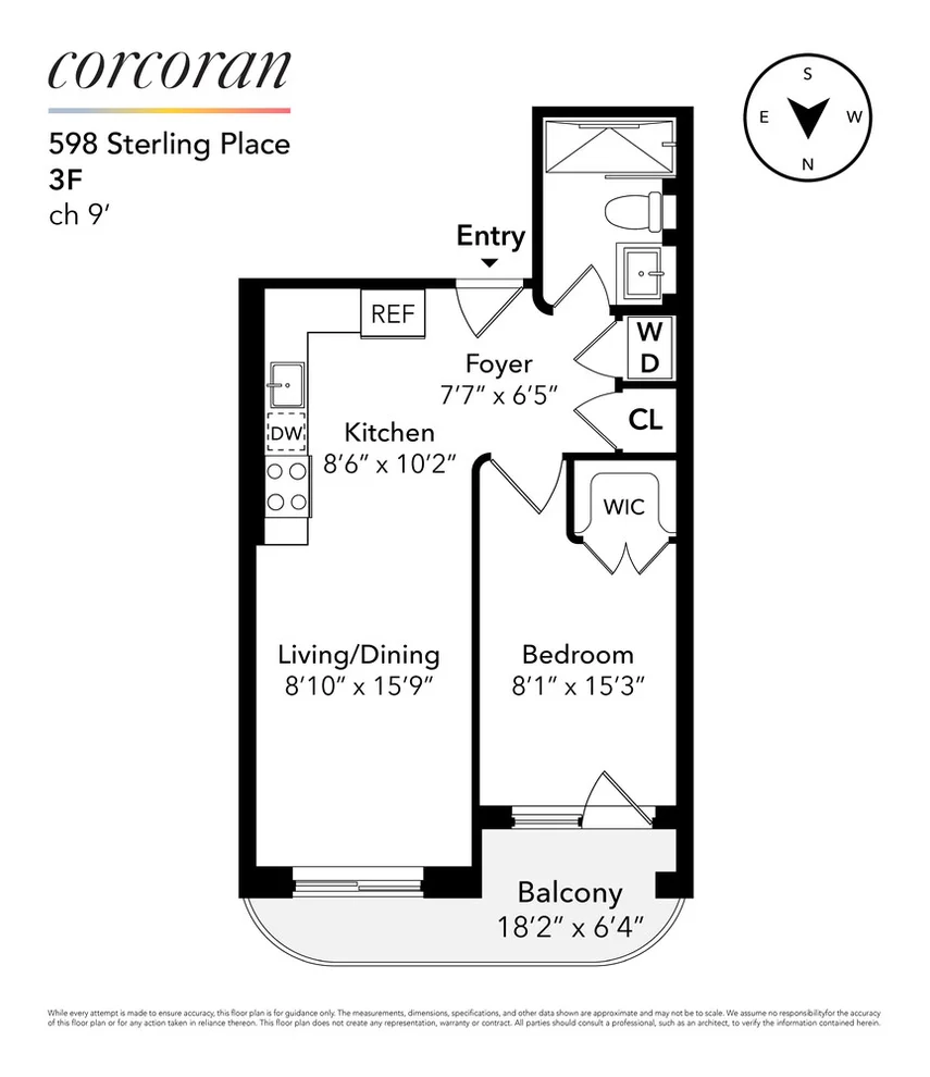 Unit for sale at 598 Sterling Place, Brooklyn, NY 11238