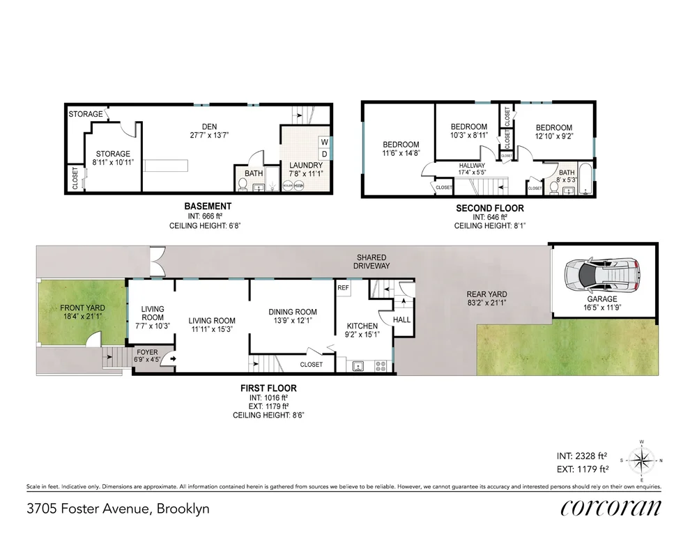 Unit for sale at 3705 FOSTER Avenue, Brooklyn, NY 11203