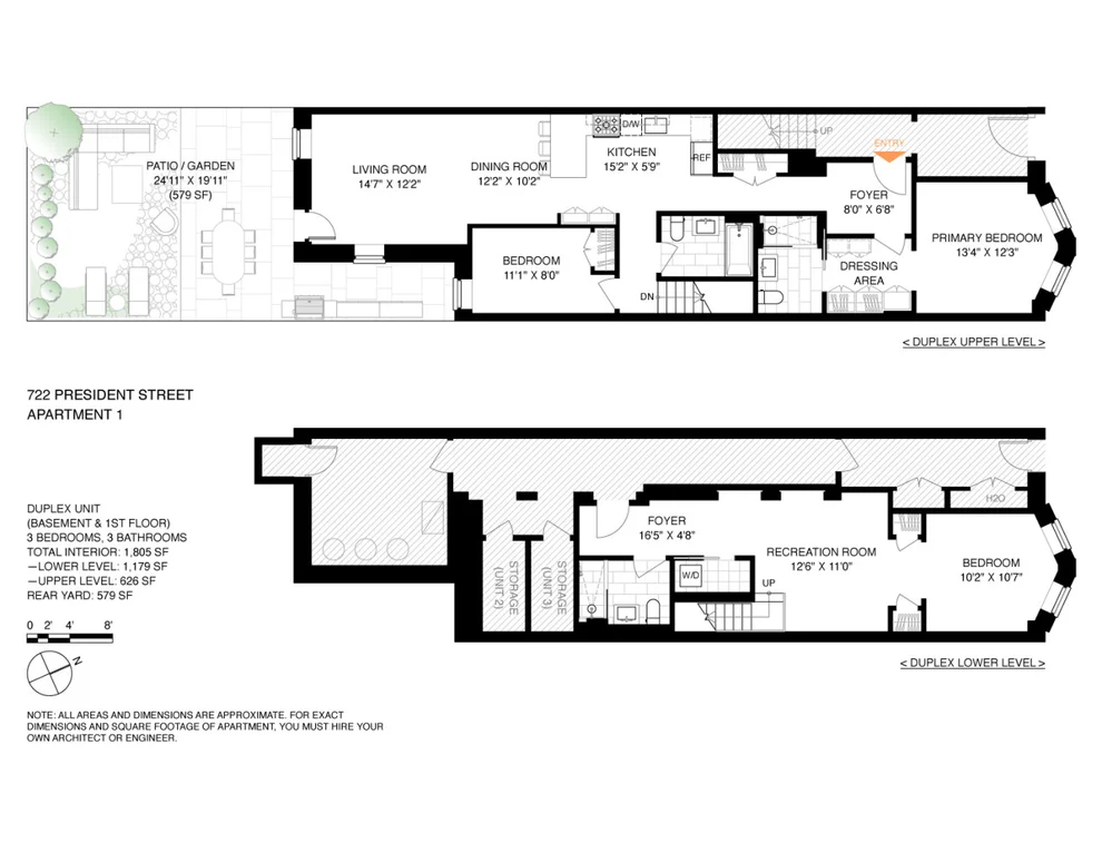 Unit for sale at 722 PRESIDENT Street, Brooklyn, NY 11215