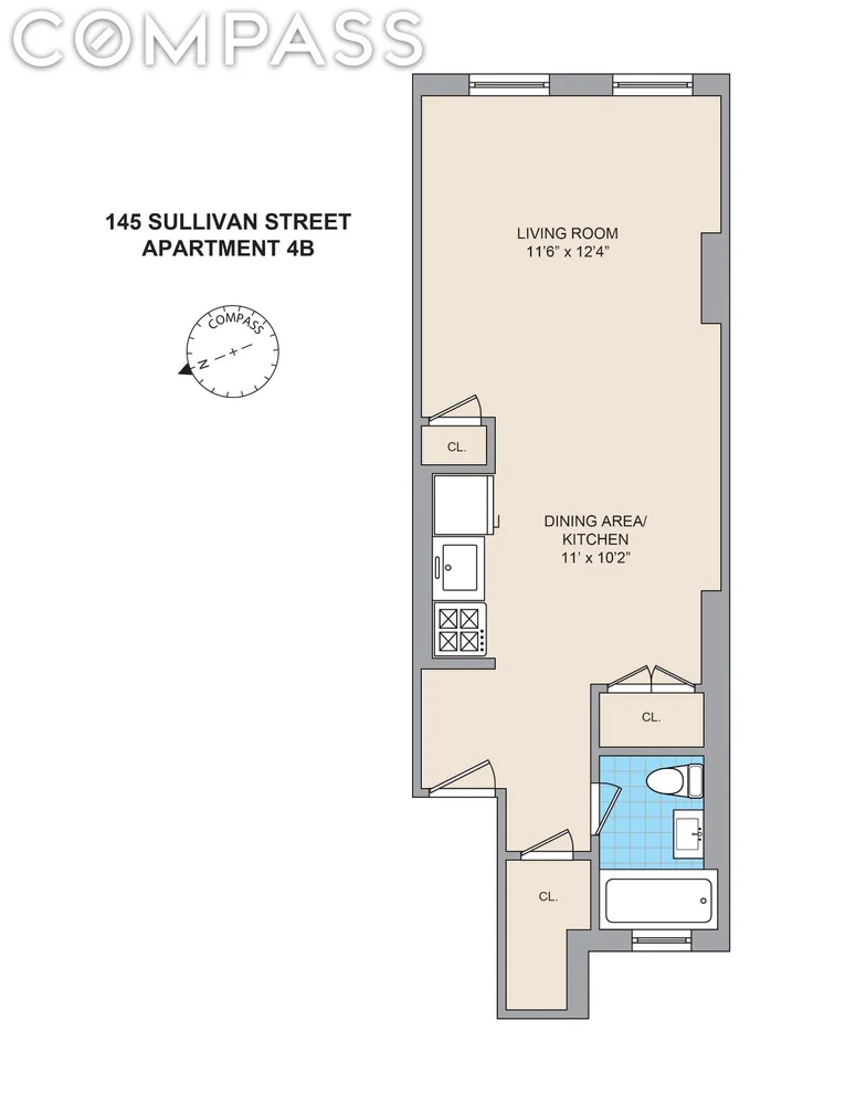 Unit for sale at 145 Sullivan Street, Manhattan, NY 10012