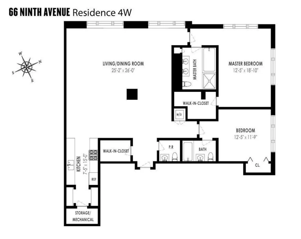 Unit for sale at 66 9th Avenue, Manhattan, NY 10011