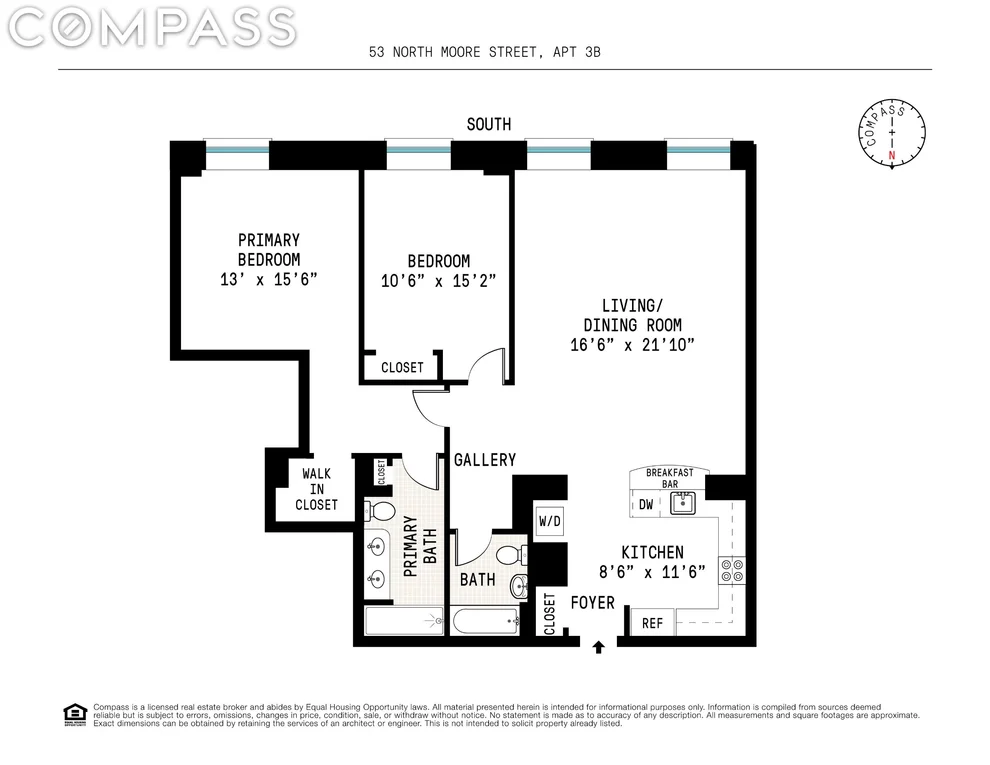 Unit for sale at 53 N Moore Street, Manhattan, NY 10013