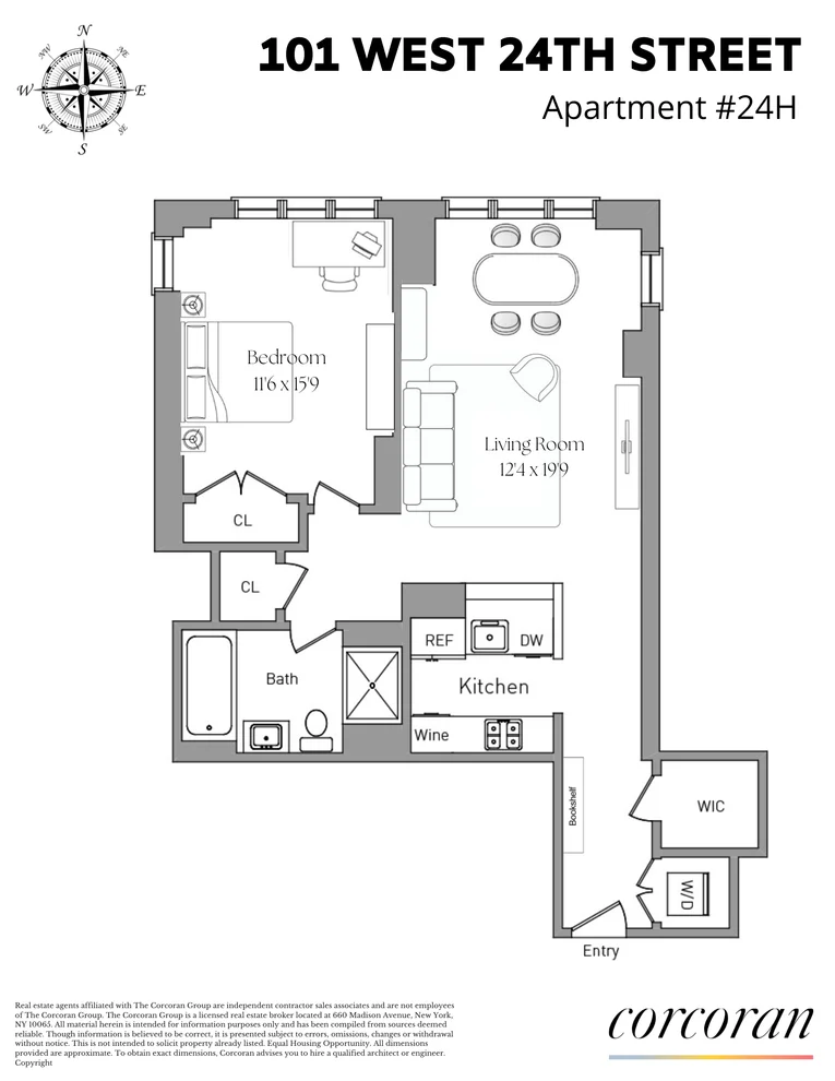 Unit for sale at 101 W 24TH Street, Manhattan, NY 10011
