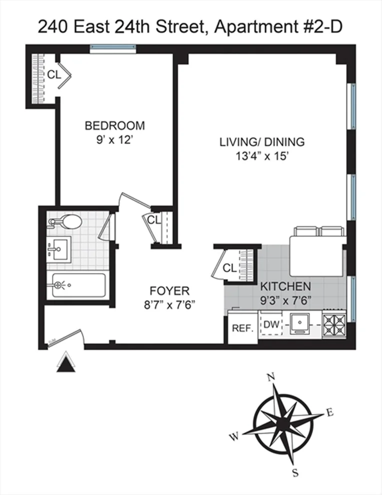 Unit for sale at 240 E 24th Street, Manhattan, NY 10010