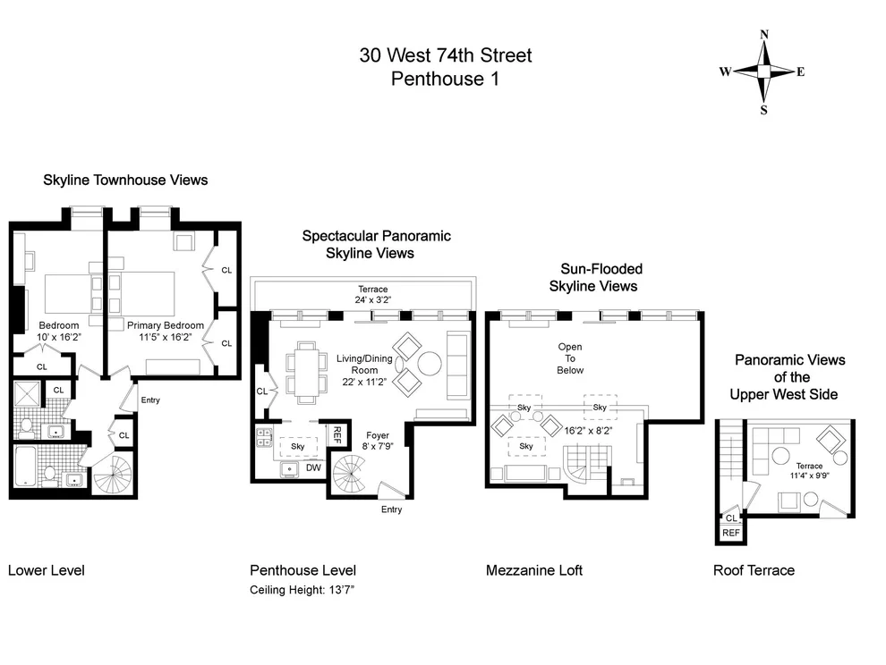 Unit for sale at 30 W 74TH Street, Manhattan, NY 10023