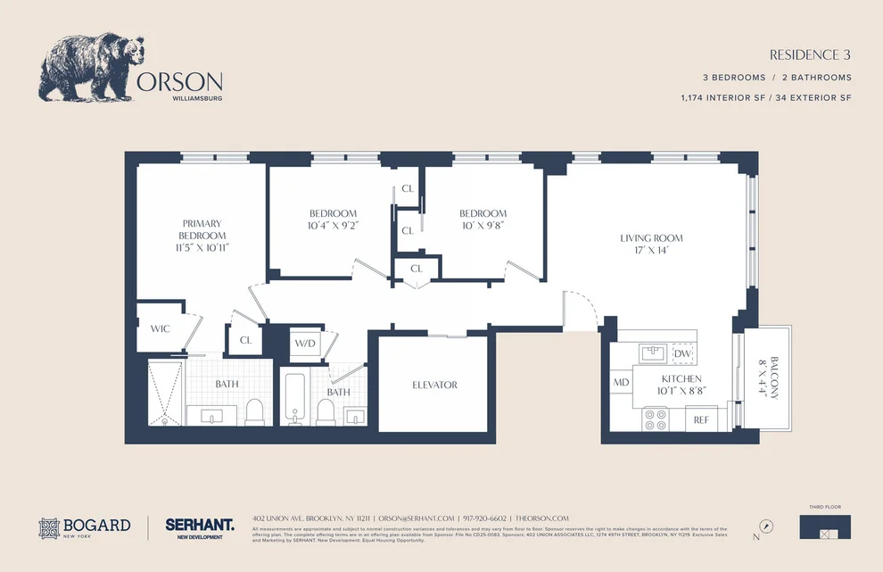 Unit for sale at 402 UNION Avenue, Brooklyn, NY 11211