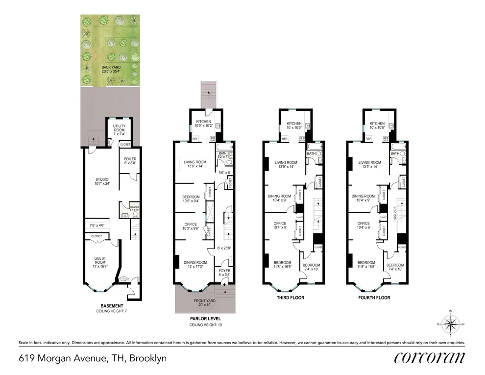 Unit for sale at 619 Morgan Avenue, Brooklyn, NY 11222
