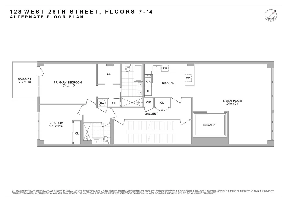 Unit for sale at 128 W 26th Street, Manhattan, NY 10001