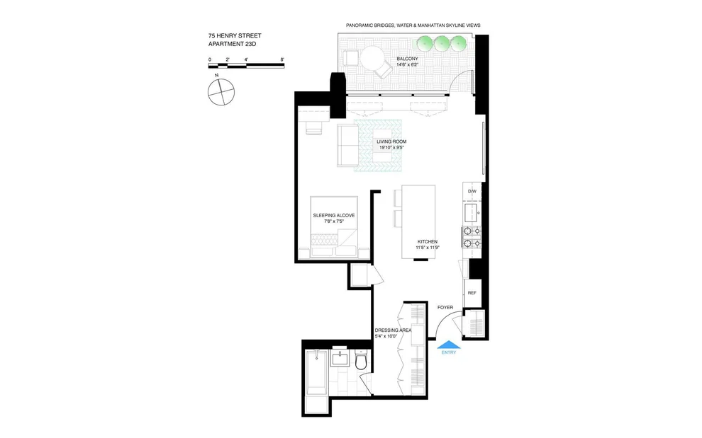 Unit for sale at 75 HENRY Street, Brooklyn, NY 11201