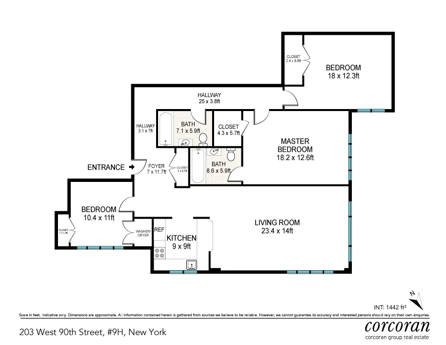Unit for sale at 203 W 90TH Street, Manhattan, NY 10024