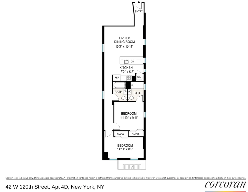 Unit for sale at 42 W 120TH Street, Manhattan, NY 10027