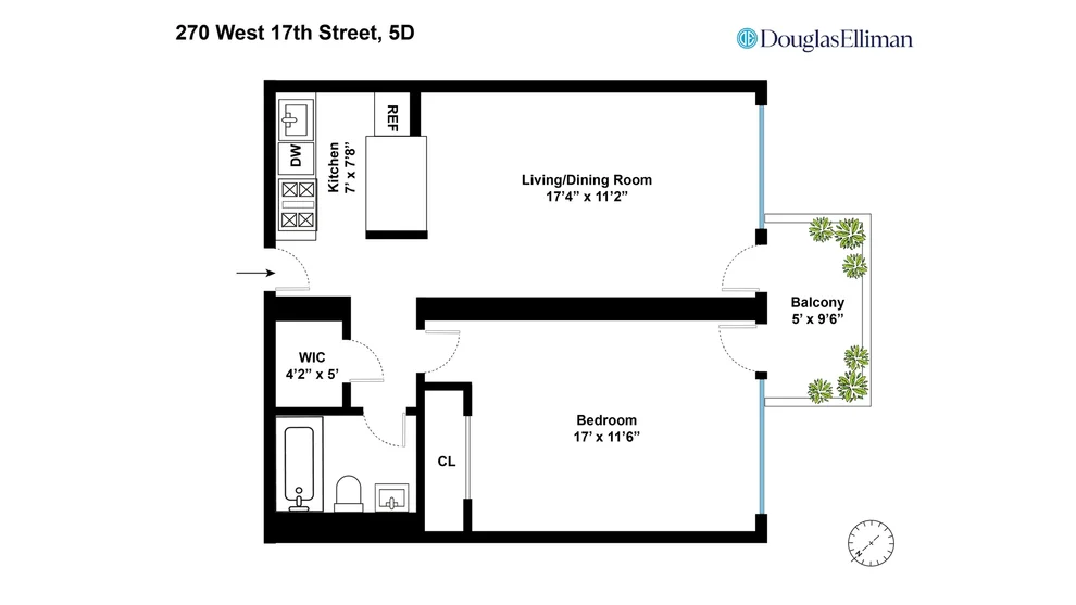 Unit for sale at 270 W 17TH Street, Manhattan, NY 10011