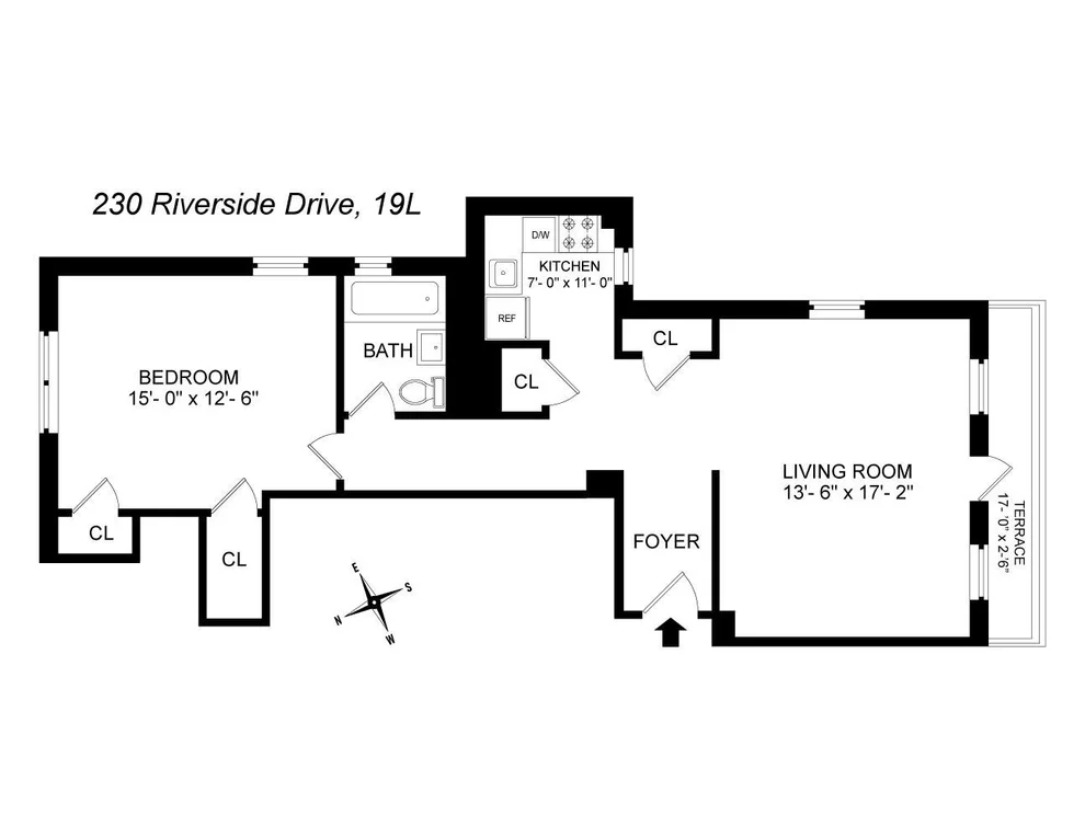 Unit for sale at 230 RIVERSIDE Drive, Manhattan, NY 10025