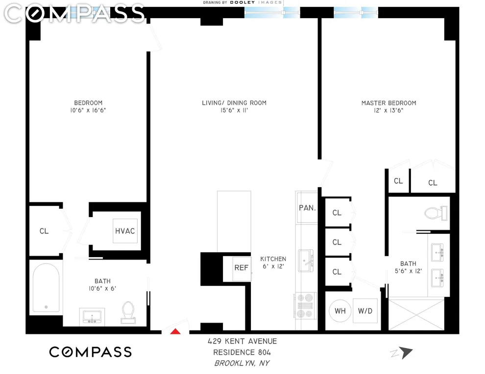 Unit for sale at 429 Kent Avenue, Brooklyn, NY 11249