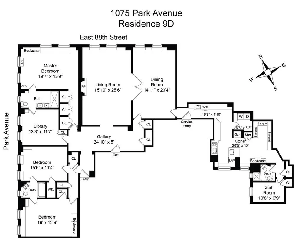 Unit for sale at 1075 Park Avenue, Manhattan, NY 10128