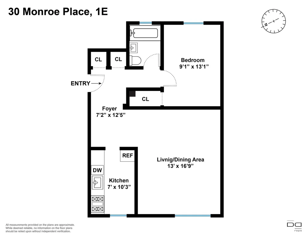 Unit for sale at 30 MONROE Place, Brooklyn, NY 11201