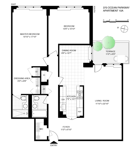 Unit for sale at 370 OCEAN Parkway, Brooklyn, NY 11218