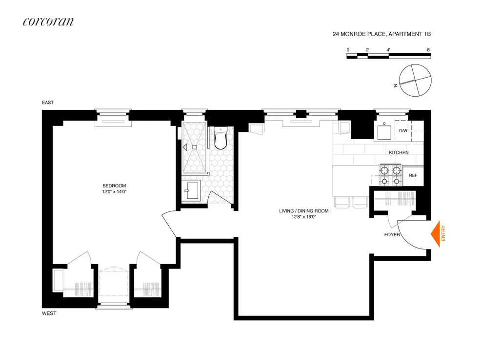 Unit for sale at 24 MONROE Place, Brooklyn, NY 11201