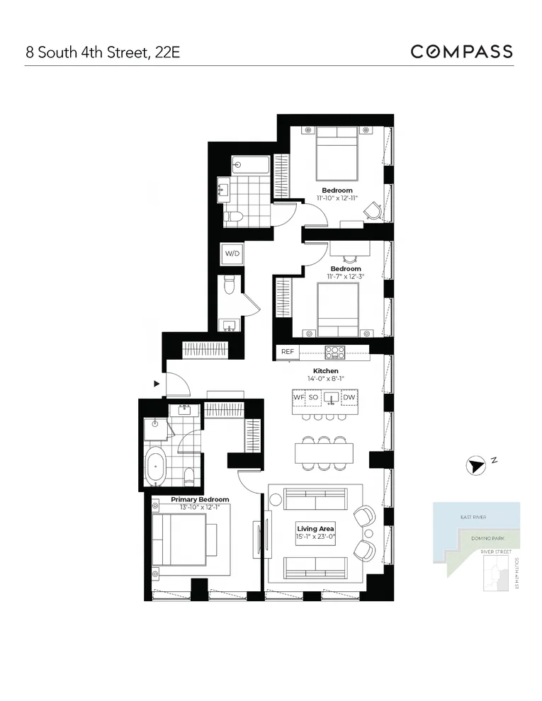 Unit for sale at 8 S 4th Street, Brooklyn, NY 11249