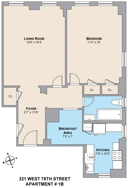 Unit for sale at 321 W 78TH Street, Manhattan, NY 10024