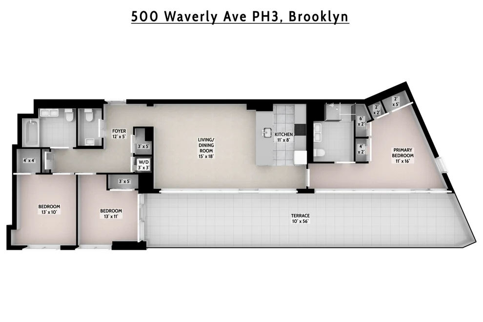 Unit for sale at 500 WAVERLY Avenue, Brooklyn, NY 11238
