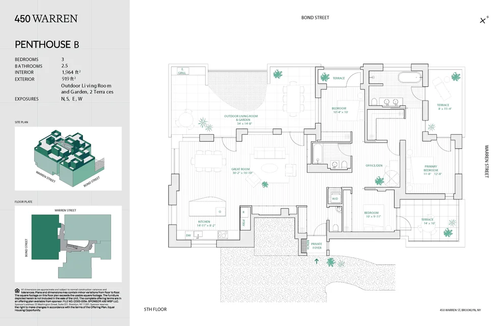 Unit for sale at 450 WARREN Street, Brooklyn, NY 11217
