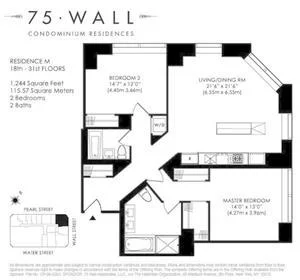 Unit for sale at 75 Wall Street, Manhattan, NY 10005