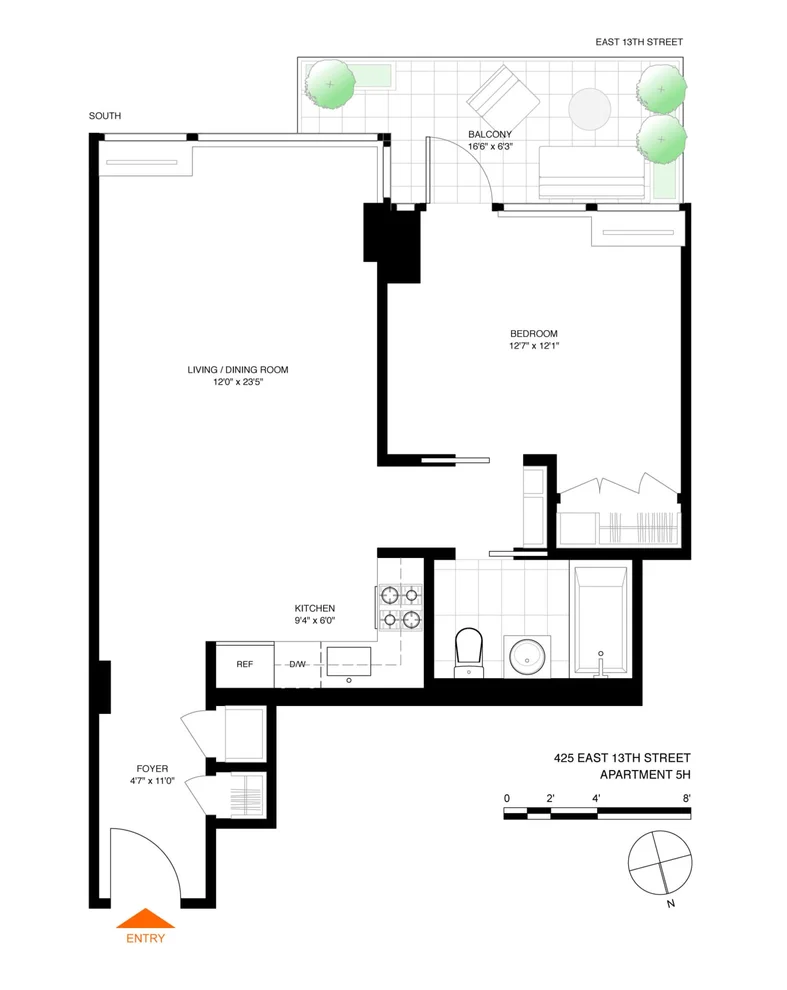 Unit for sale at 425 E 13TH Street, Manhattan, NY 10009