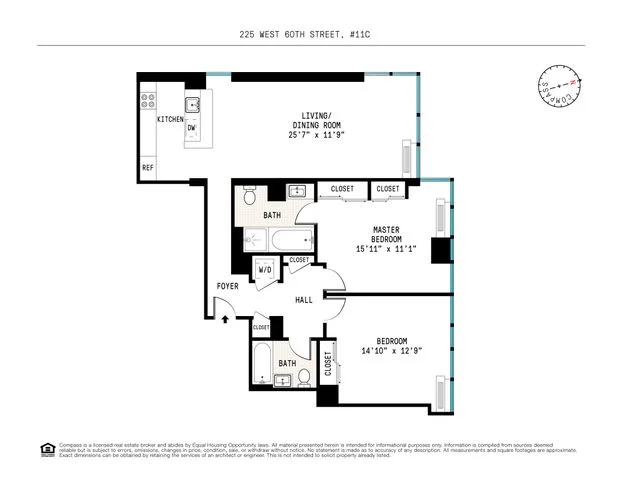 Unit for sale at 225 W 60th Street, Manhattan, NY 10023