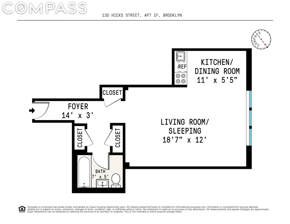Unit for sale at 130 Hicks Street, Brooklyn, NY 11201